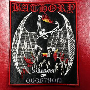 BATHORY...  Embroidered Patch  (epic black)    Sweden    1780