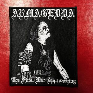 ARMAGEDDA...  Embroidered Patch  (black metal)    Sweden    3014