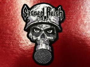 SACRED REICH...  Embroidered Patch  (thrash metal)    U.S.A  2854