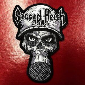 SACRED REICH...  Embroidered Patch  (thrash metal)    U.S.A  2854