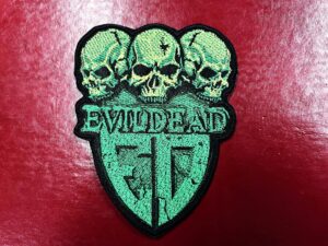 EVILDEAD...  Embroidered Patch  (thrash metal)    U.S.A  4618