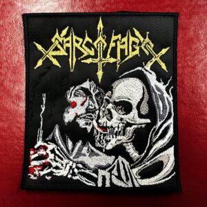 SARCOFAGO...  Embroidered Patch  (black thrash)    Brazil   2565