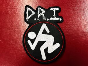 D.R.I...  Embroidered Patch  (crossover)    U.S.A   4620
