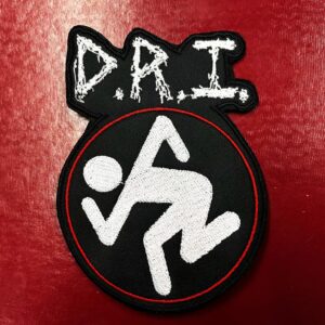D.R.I...  Embroidered Patch  (crossover)    U.S.A   4620
