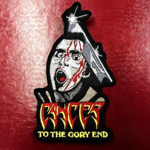 CANCER...  Embroidered Patch  (death thrash)    U.K   4621