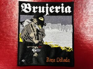 BRUJERIA...  Embroidered Patch  (death metal)    Mexico   1007