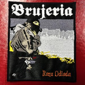 BRUJERIA...  Embroidered Patch  (death metal)    Mexico   1007
