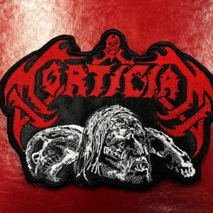 MORTICIAN...  Embroidered Patch  (brutal death)    U.S.A   1414