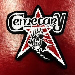CEMETARY...  Embroidered Patch  (death metal)    Sweden   4605