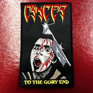CANCER...  Embroidered Patch  (death thrash)    U.K   4607