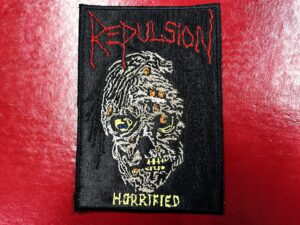 REPULSION...  Embroidered Patch  (grindcore)    U.S.A  4608