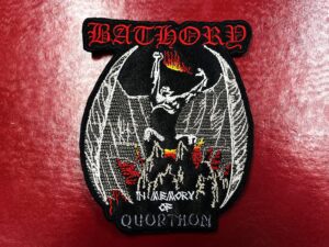 BATHORY...  Embroidered Patch  (epic black)    Sweden    4614