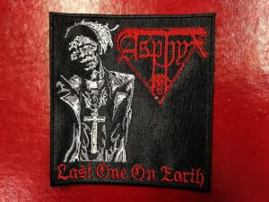 ASPHYX...  Embroidered Patch  (death thrash)    Netherlands   4597