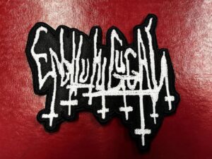 ENBILULUGUGAL...  Embroidered Patch  (satanic noise)    U.S.A   4641