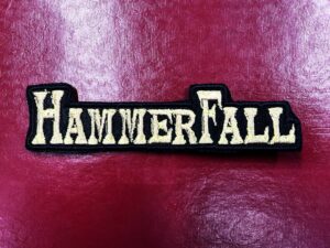 HAMMERFALL...  Embroidered Patch  (heavy metal)    Sweden   4636