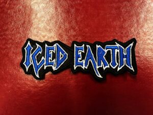 ICED EARTH...  Embroidered Patch  (heavy metal)    U.S.A   4644