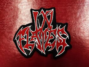 IN FLAMES...  Embroidered Patch  (death melodic)    Sweden  4698