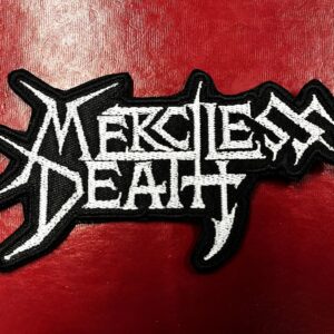 MERCILESS DEATH...  Embroidered Patch  (thrash metal)    Sweden   4692