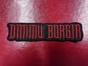 DIMMU BORGIR...  Embroidered Patch  (black metal)    Norway   4700