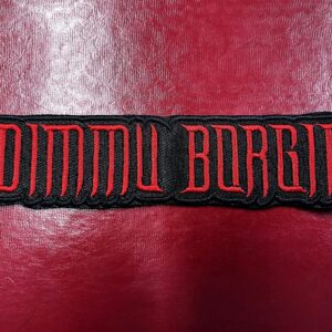 DIMMU BORGIR...  Embroidered Patch  (black metal)    Norway   4700