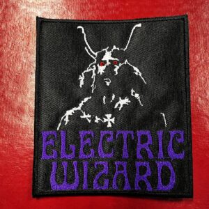 ELECTRIC WIZARD... Embroidered Patch (doom metal) U.K 1541