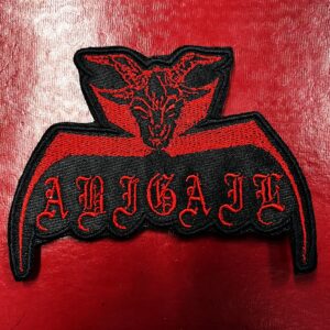 ABIGAIL...  Embroidered Patch  (black metal)    Japan    4671