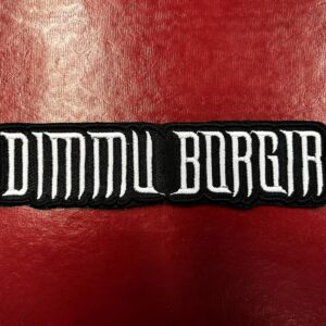 DIMMU BORGIR...  Embroidered Patch  (black metal)    Norway   4682