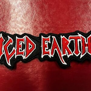 ICED EARTH...  Embroidered Patch  (heavy metal)    U.S.A   4651