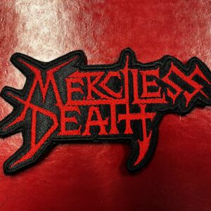 MERCILESS DEATH...  Embroidered Patch  (thrash metal)    Sweden   4674