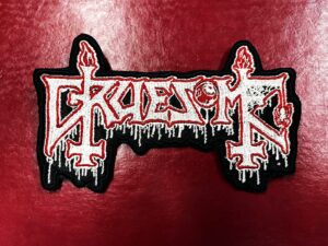 GRUESOME...  Embroidered Patch  (death metal)    U.S.A   2250