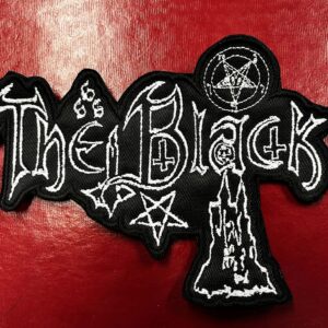 THE BLACK... Embroidered Patch (black metal) Sweden 4648