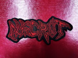 NECROT...  Embroidered Patch  (death metal)    U.S.A   4660