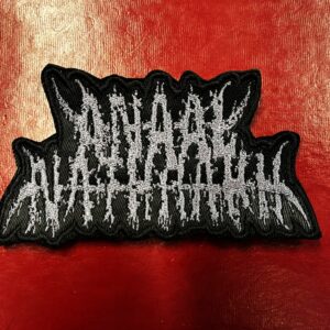 ANAAL NATHRAKH...   Embroidered Patch  ( grind black)   U.K   4680