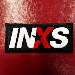 INXS...  Embroidered Patch  (new wave)    Ireland  2448