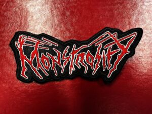 MONSTROSITY...  Embroidered Patch  (death metal)    U.S.A   4650