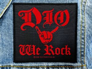 DIO...  Official Woven Patch (heavy metal)    U.S.A   (RAZAMATAZ097)