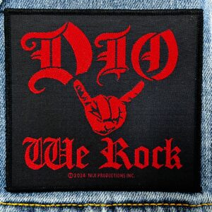 DIO... Official Woven Patch (heavy metal) U.S.A (RAZAMATAZ097)