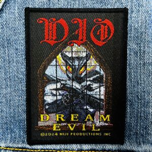 DIO... Official Woven Patch (heavy metal) U.S.A (RAZAMATAZ095)