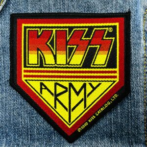 KISS...  Official Woven Patch  (hard rock)    U.S.A   (4091)