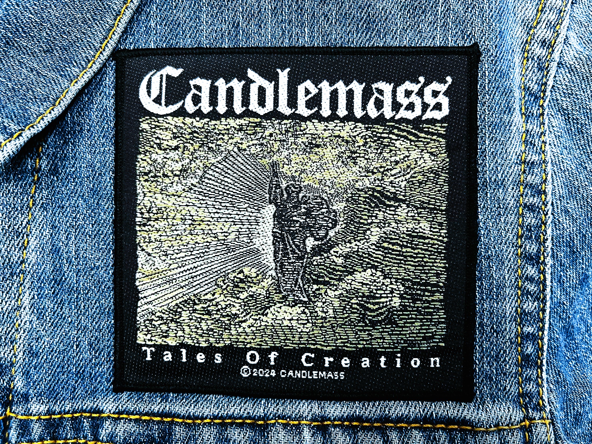 CANDLEMASS... Official Woven Patch (doom metal) Sweden (2952)