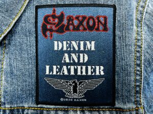 SAXON...  Official  Woven  Patch  (nwobhm)    U.K   (3581)