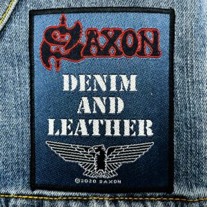 SAXON...  Official  Woven  Patch  (nwobhm)    U.K   (3581)