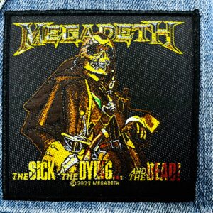 MEGADETH... Official Woven Patch (thrash metal) U.S.A (3831)