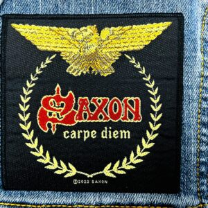 SAXON...  Official  Woven  Patch  (nwobhm)    U.K   (4170)