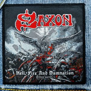 SAXON...  Official  Woven  Patch  (nwobhm)    U.K   (4173)