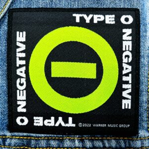 TYPE O NEGATIVE... Official Woven Patch (gothic doom) U.S.A (657)