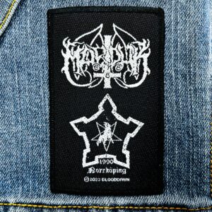 MARDUK...  Official Woven Patch (black metal)    Sweden   (RAZAMATAZ099)