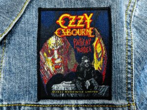 OZZY OSBOURNE...  Official Woven Patch  (heavy metal)    U.K   (2967)