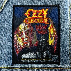 OZZY OSBOURNE... Official Woven Patch (heavy metal) U.K (2967)