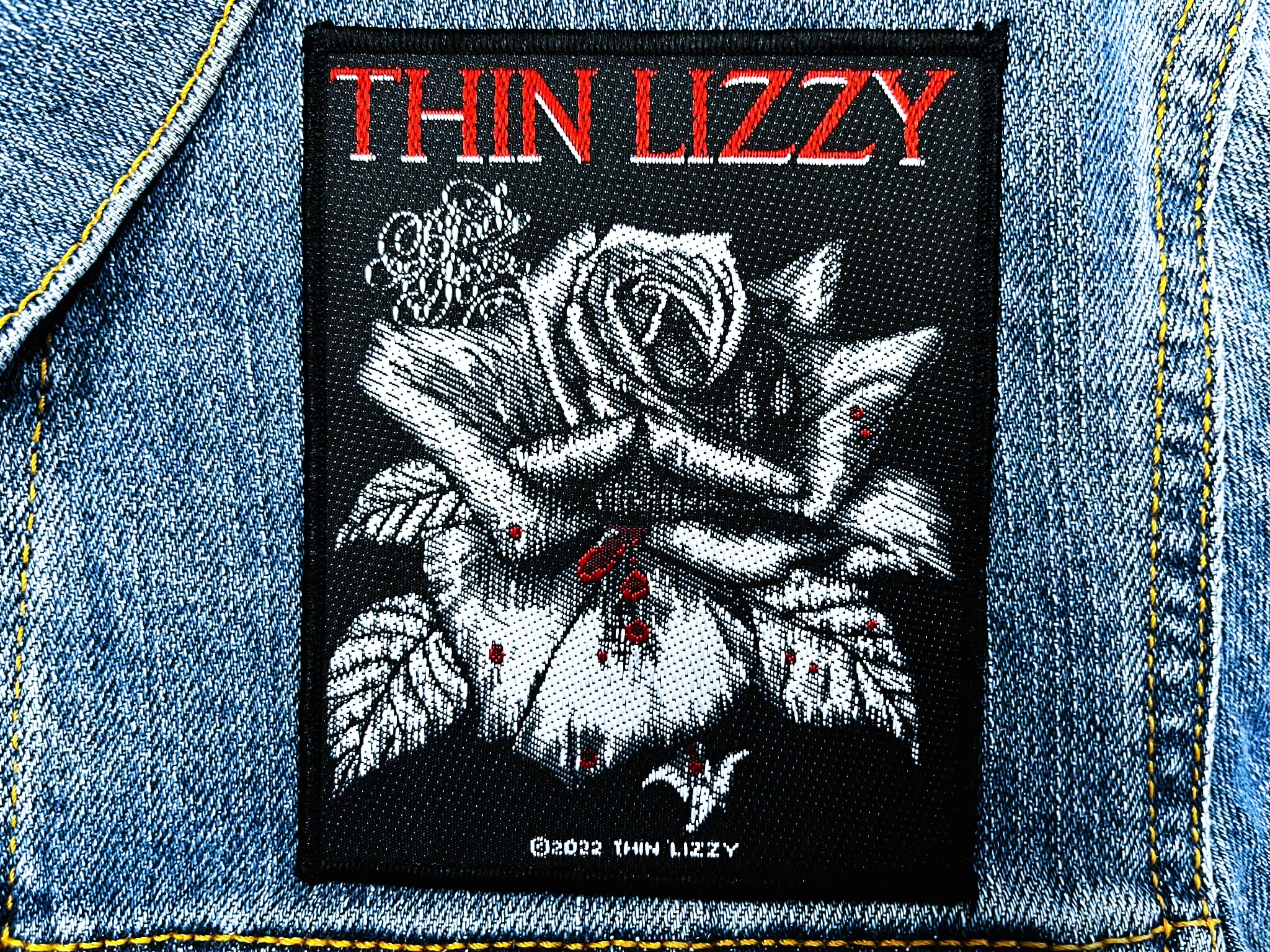 THIN LIZZY... Official Woven Patch (classic rock) Ireland (1245)